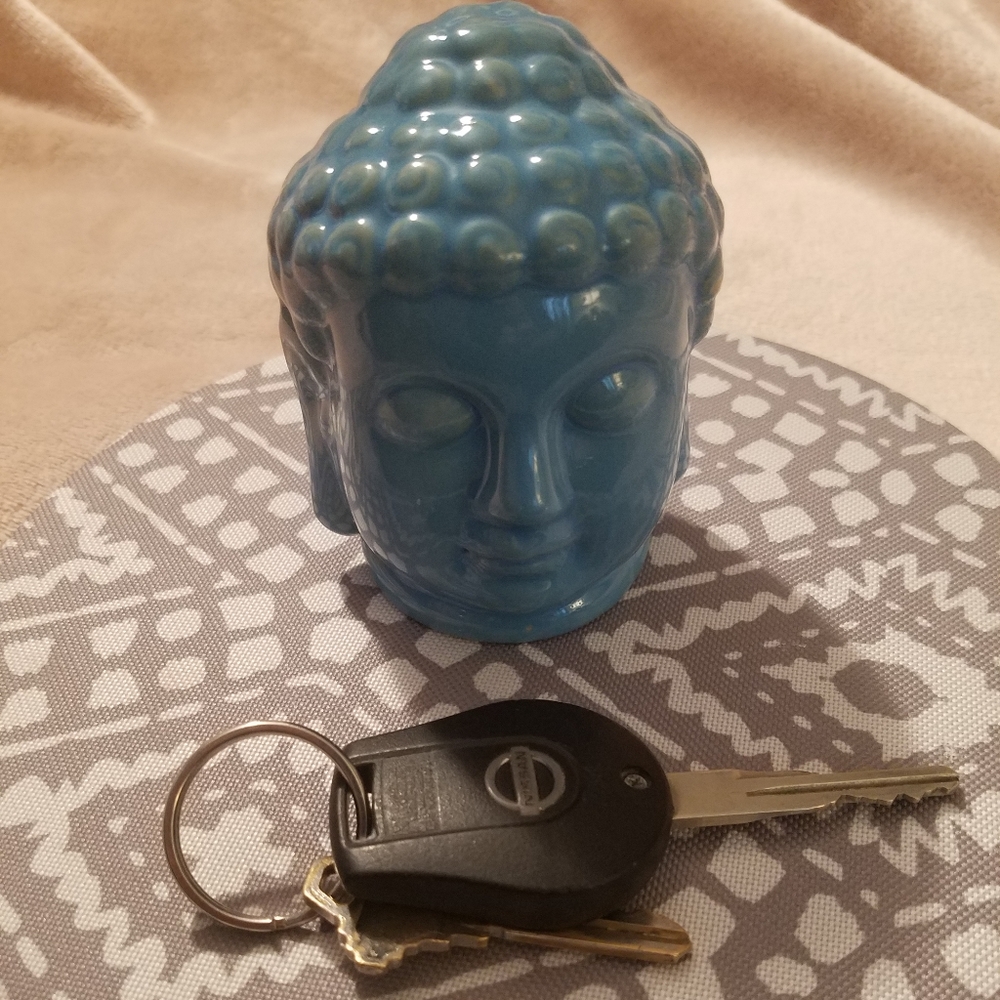 Small Buddha Ceramic Statue - Picture 2 of 3